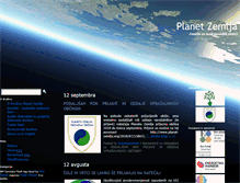 Tablet Screenshot of planet-zemlja.org
